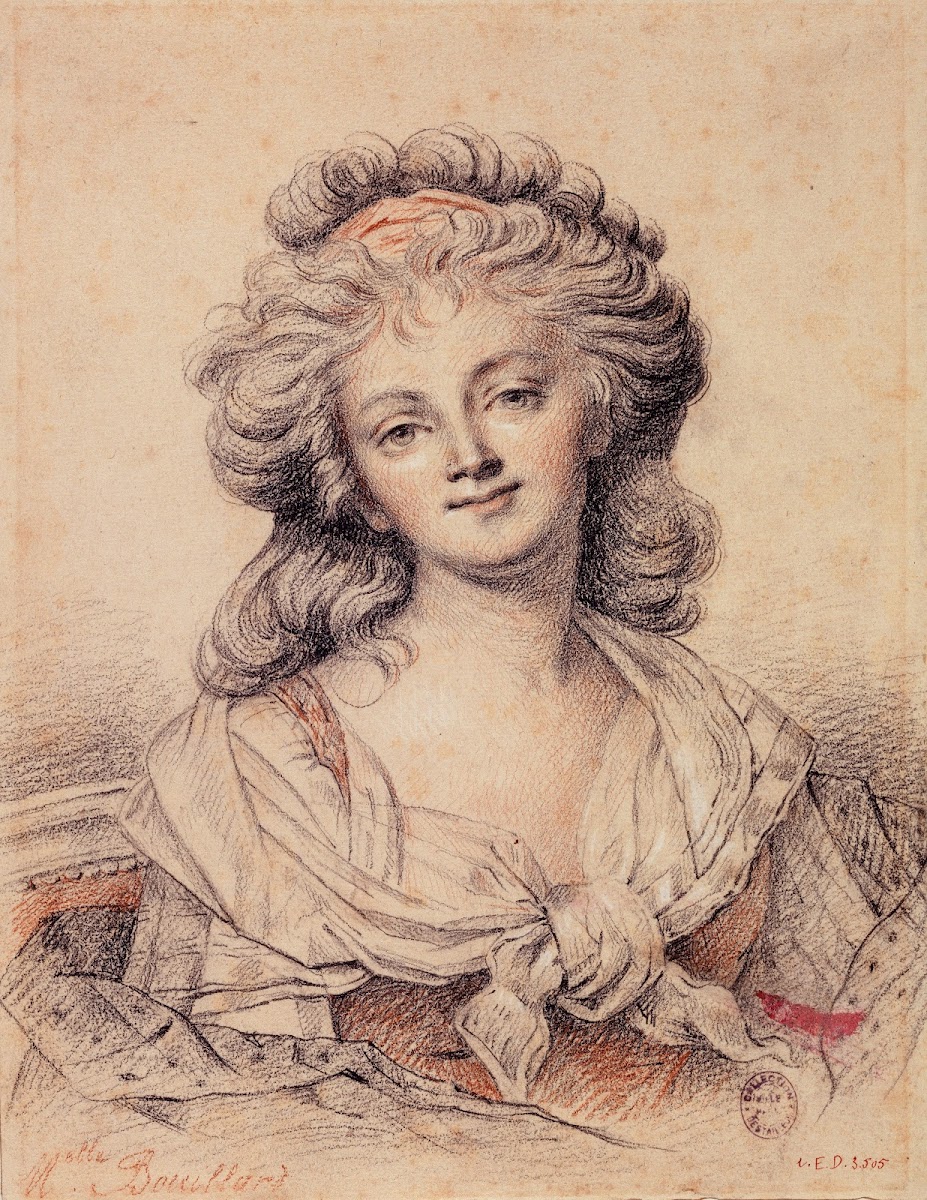 Portrait de Mademoiselle Bouillard 1772 et 1819