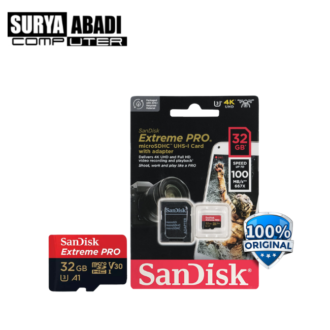 MICRO SD SANDISK 32 GB EXTREME PRO