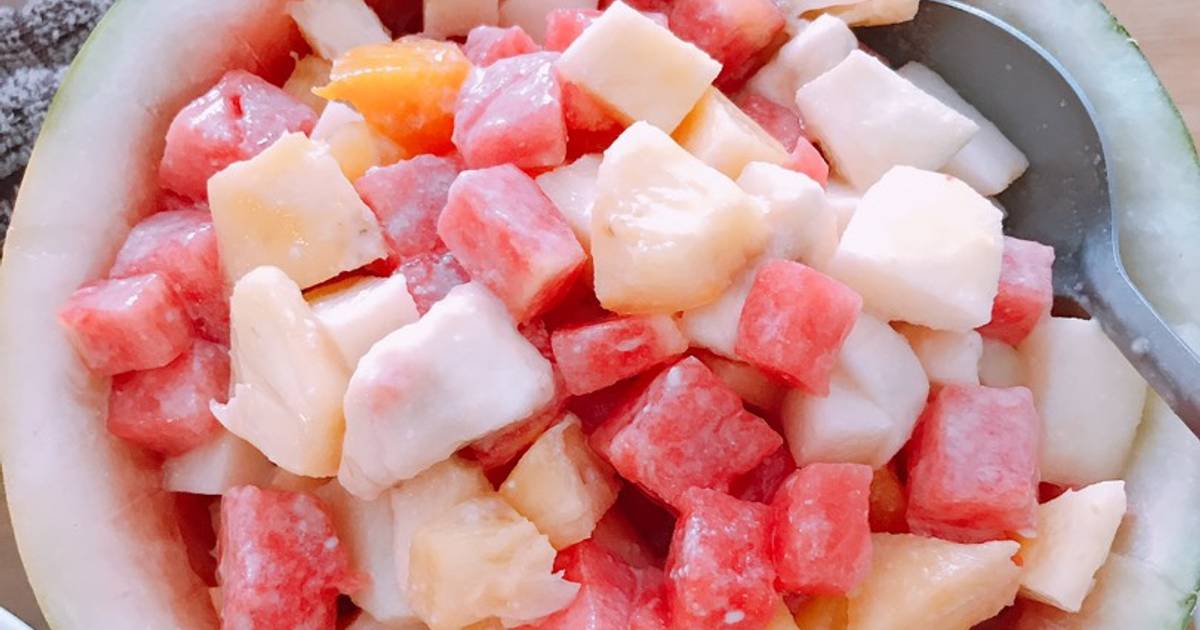 Salad trái cây mát rượi ngày hè