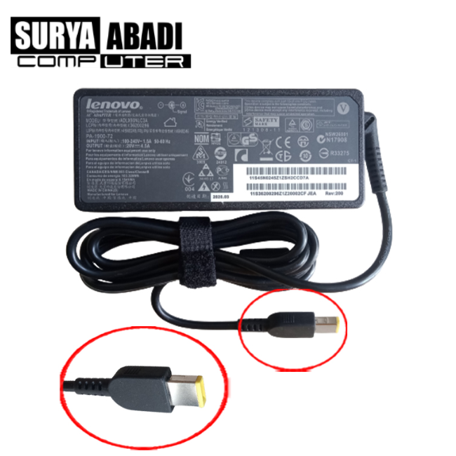 CHARGER NOTEBOOK LENOVO ORI