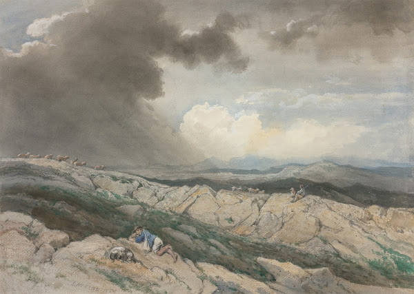 Landscape with Shepherds c 1869