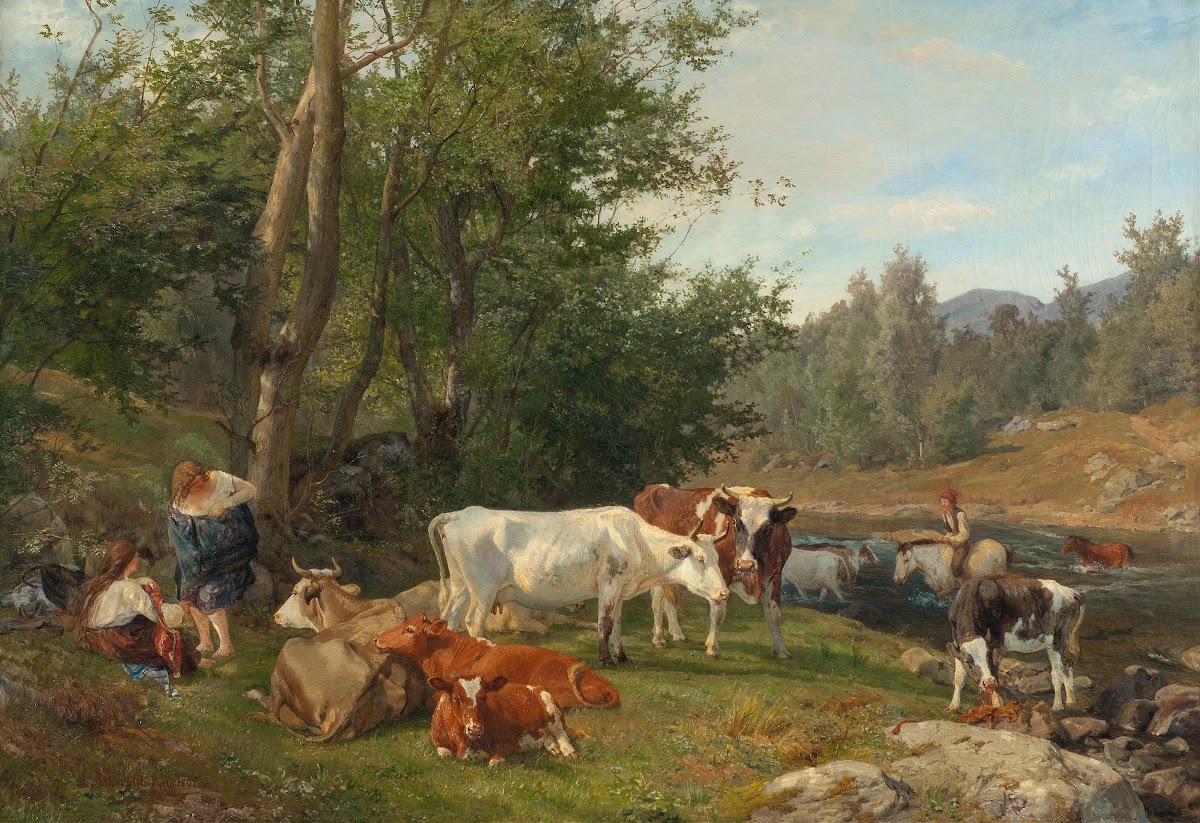 Landscape with Cattle 1861
