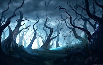 Dark Forest Artwork Wallpaper