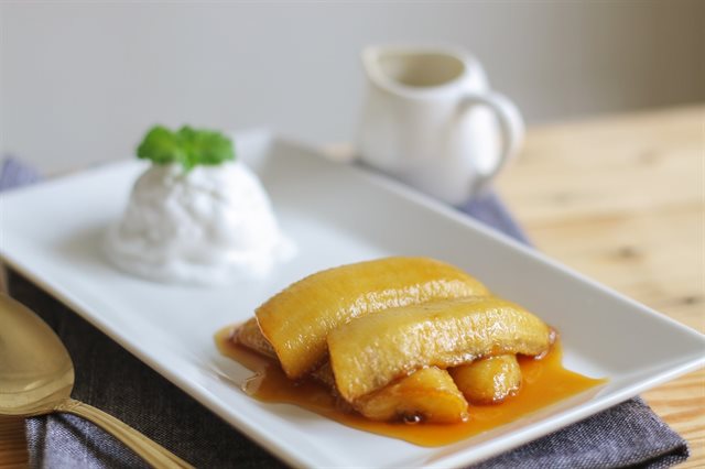 Banana Flambe - Chuối Đốt Rượu