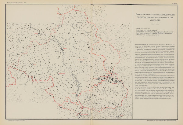 Siedlungsformen im gesamtoberschlesischen Raum nebst Vorfeld 1938