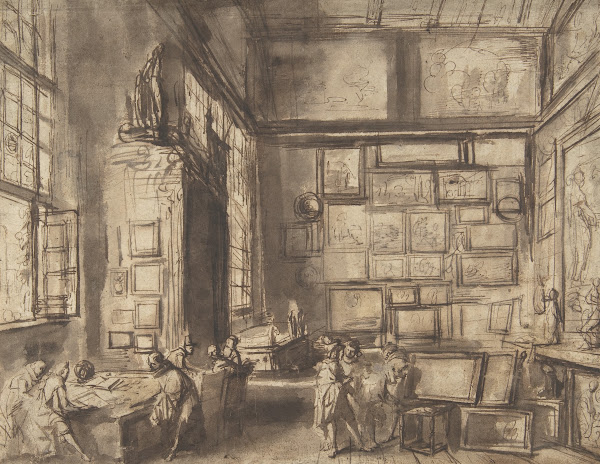 Interior of a Picture Gallery ca 1620