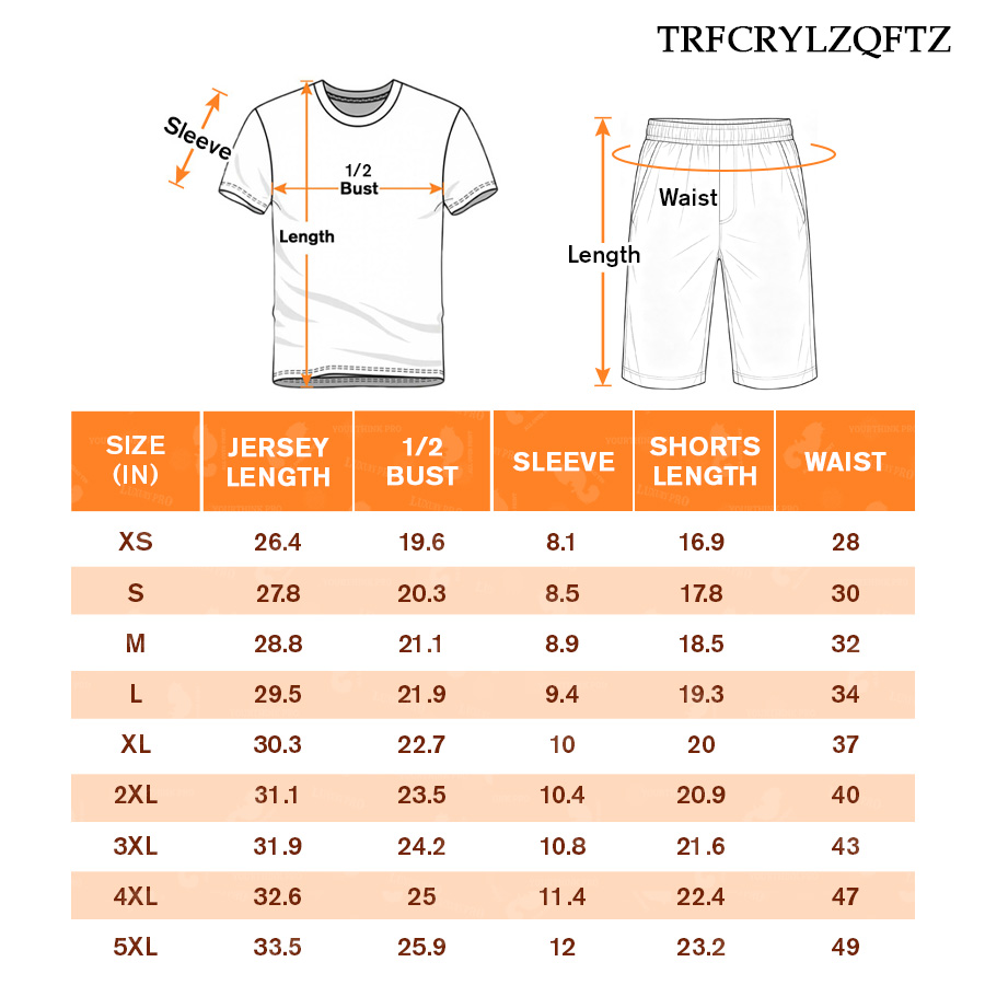 AOP TRF Adult Crew Neck Soccer Jersey Set