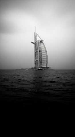 Minimalist Sail Hotel Seascape