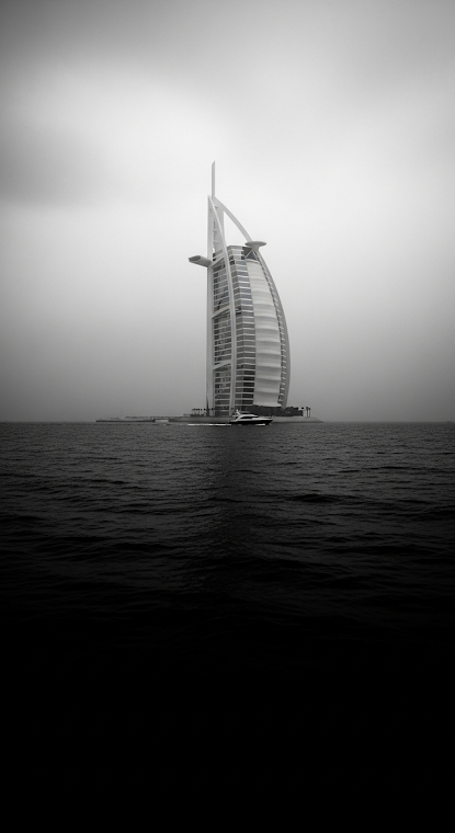 Minimalist Sail Hotel Seascape