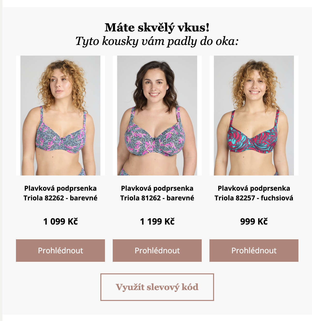 Dynamický blok prohlížených produktů