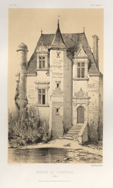 Manoir De Chastenay Sarthe 1860