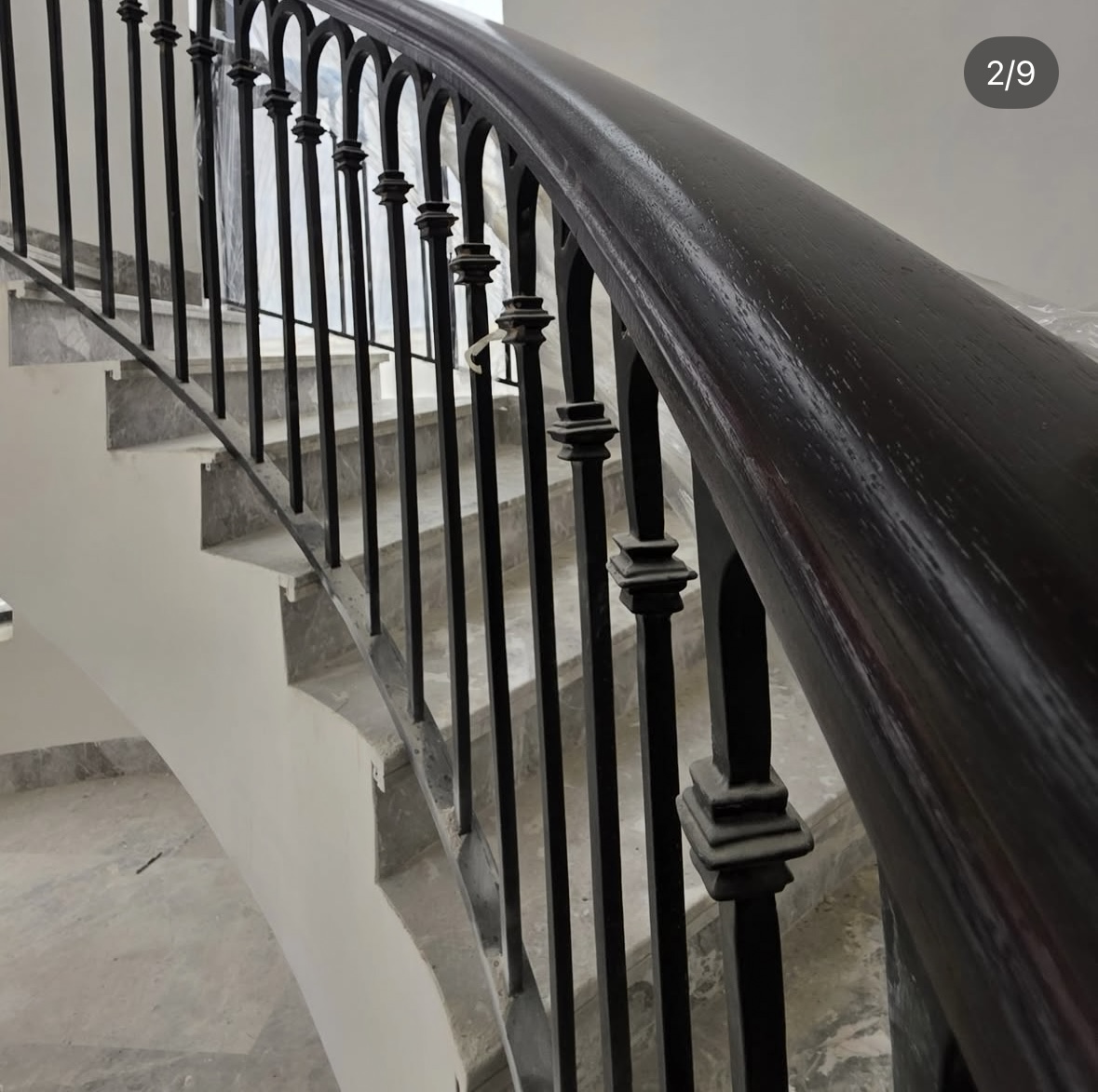 Stainless steel stair railing Fujairah UAE — Al Taher Group