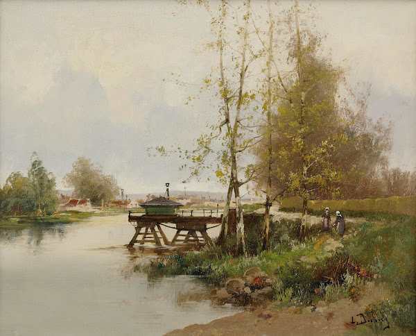 The Pond At The Edge Of The Village