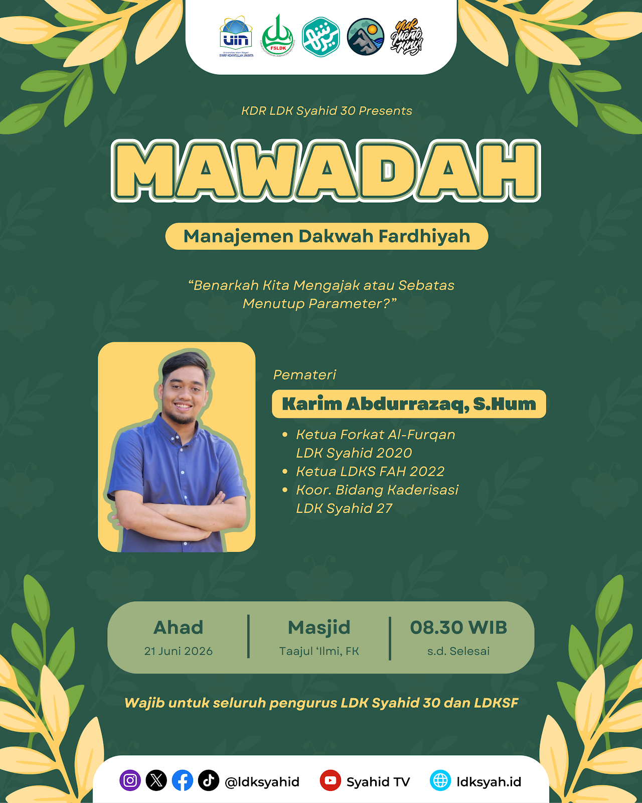 Manajemen Dakwah Fardhiyah