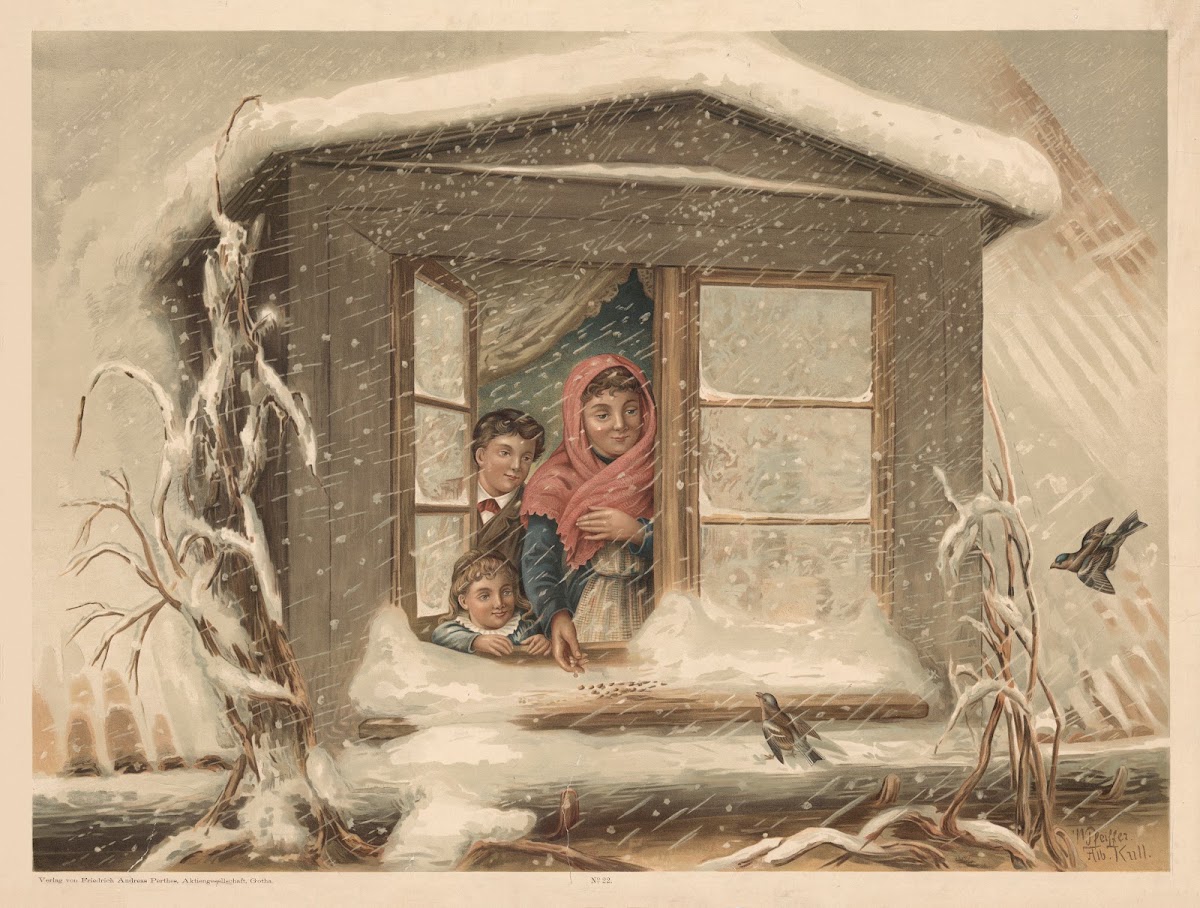 Birds by the window 1880