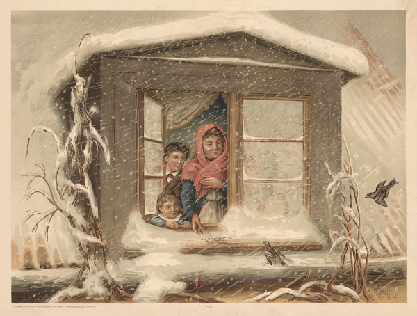 Birds by the window 1880