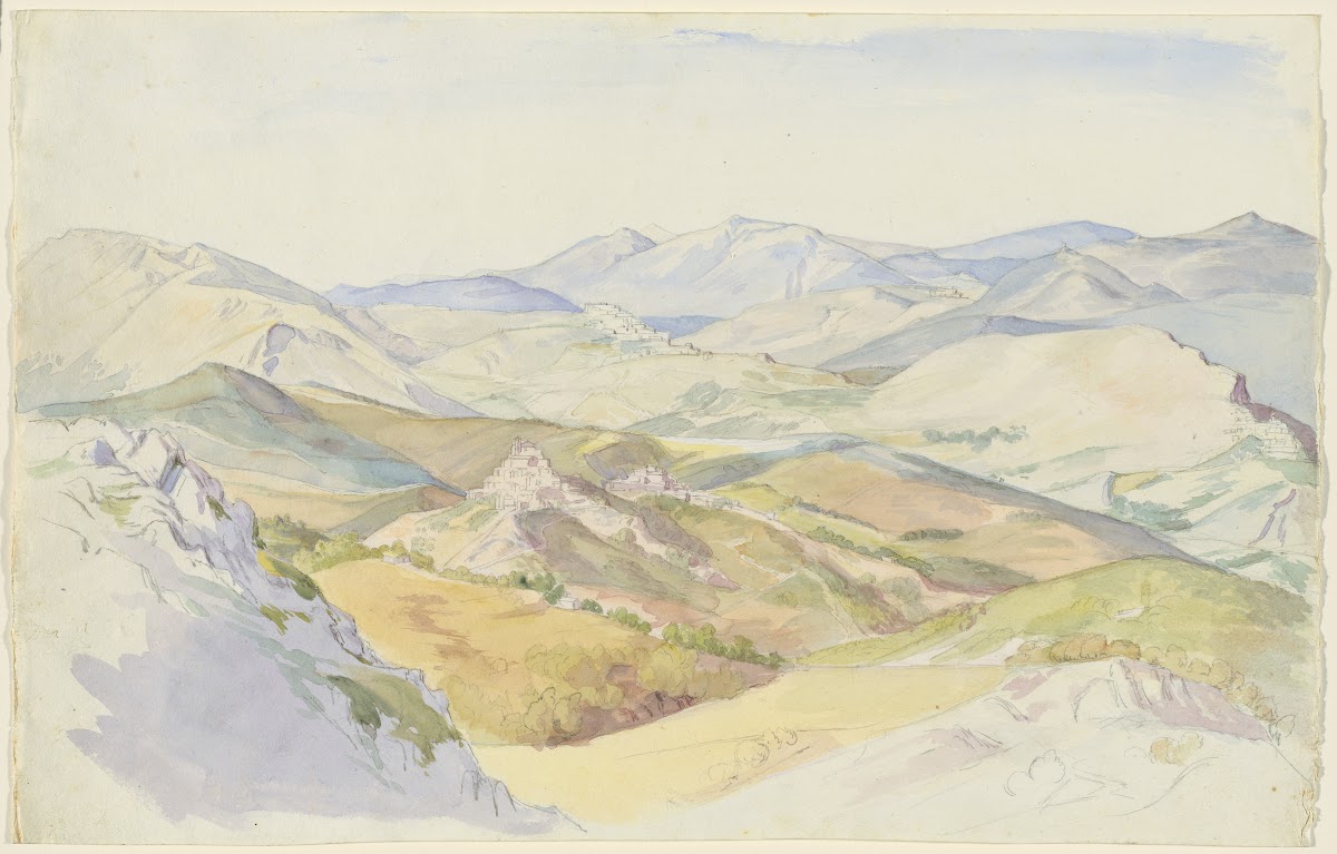The Sabine Hills And Rocca Santo Stefano Seen From Civitella 1835