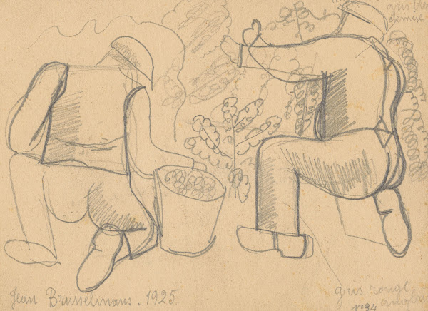 Two men gardening 1935