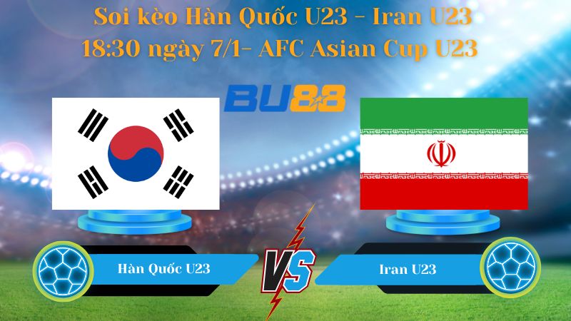 Nhận định bóng đá trận đấu Hàn Quốc U23- Iran U23