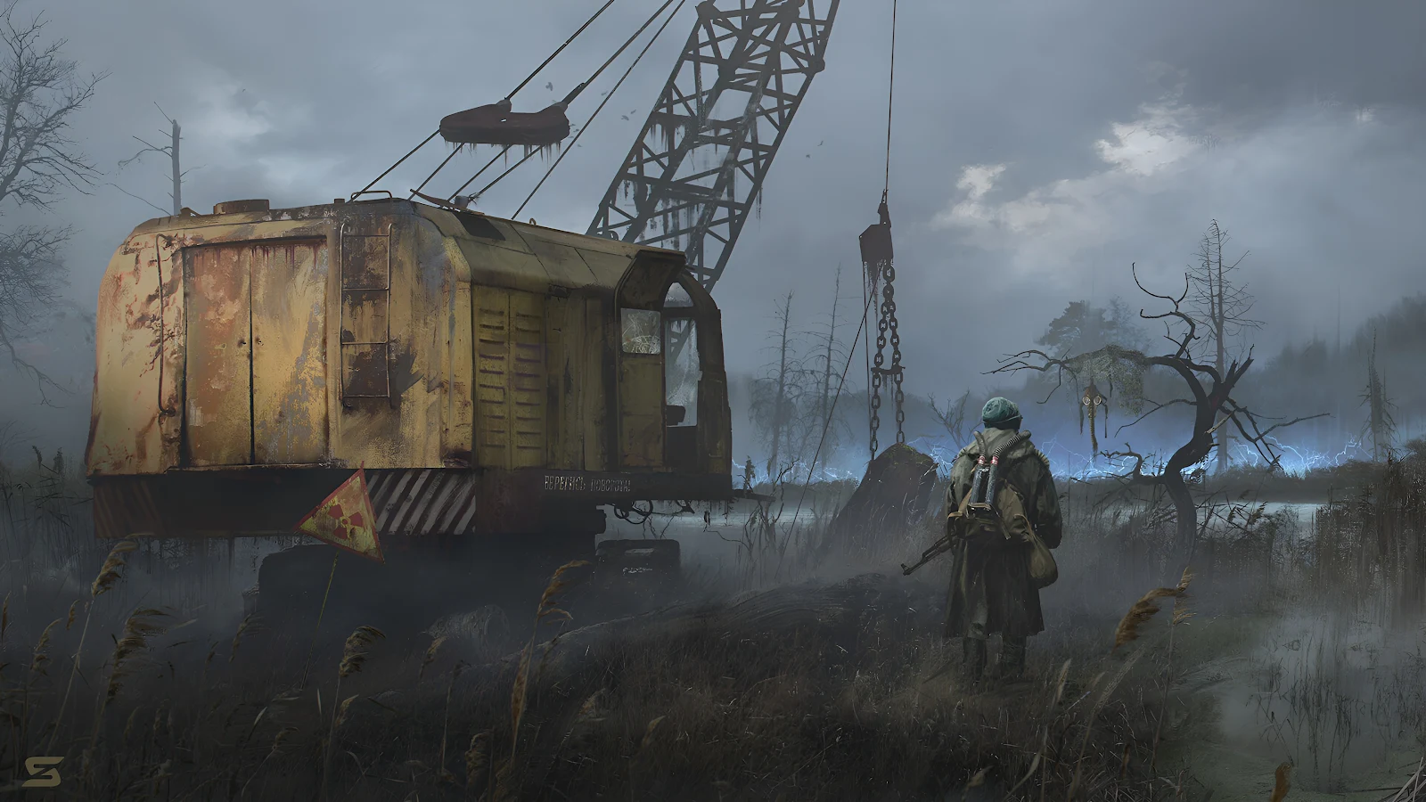 Lone Stalker By Rusted Crane - Concept Digital Art 4K Wallpaper (3840x2160)