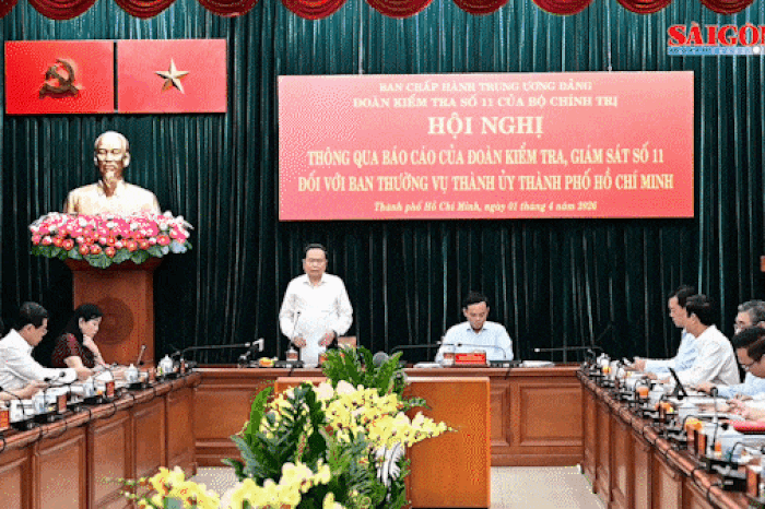 Thông qua báo cáo kiểm tra, giám sát đối với Ban Thường vụ Thành ủy TPHCM - Báo Sài Gòn Giải Phóng