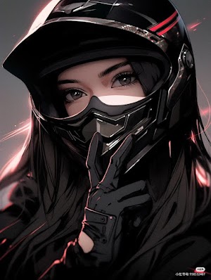 Anime Biker Girl Picture