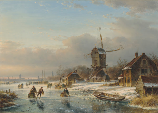 A winter landscape