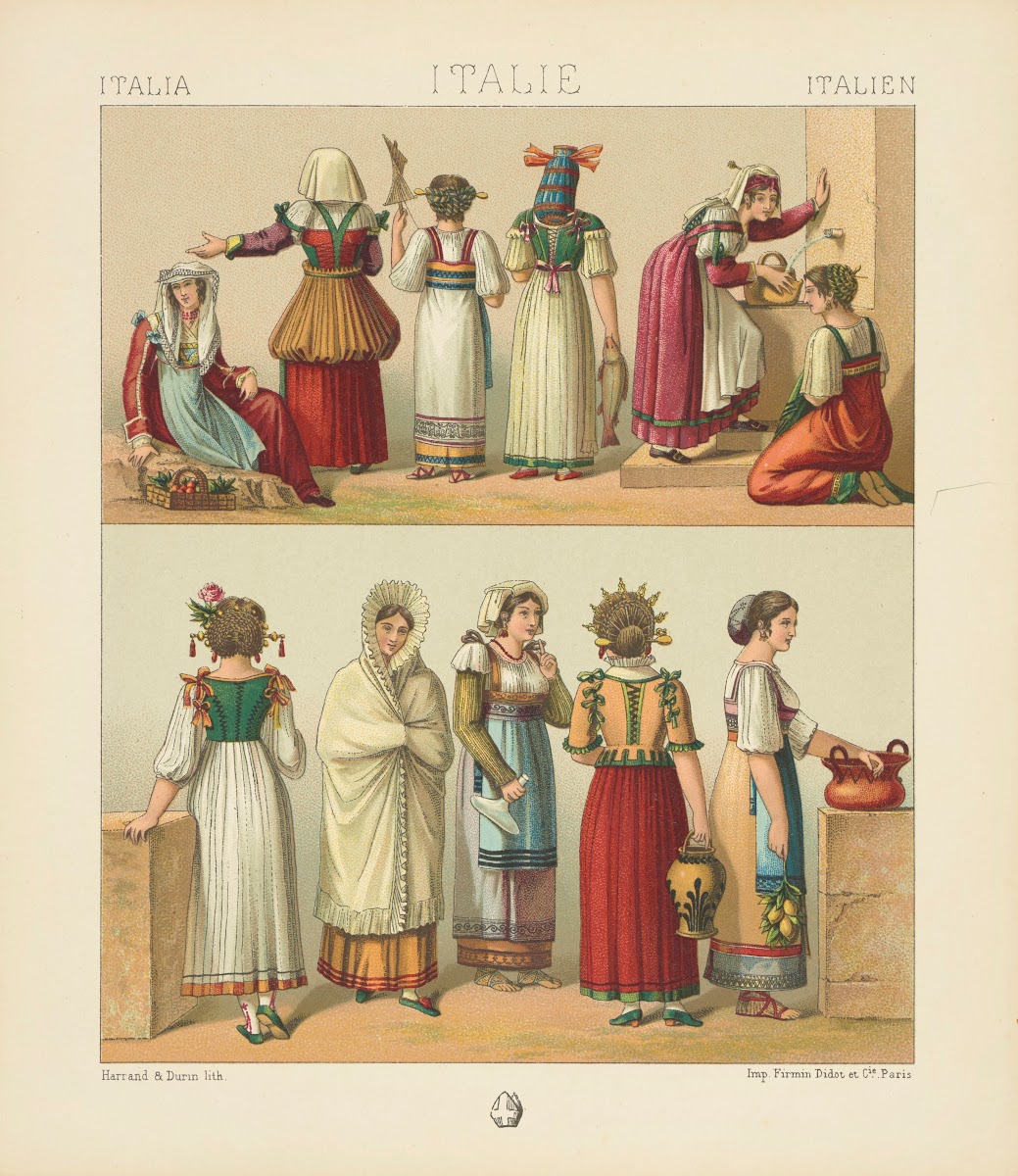 Costumes de femmes du peuple 1876 1888