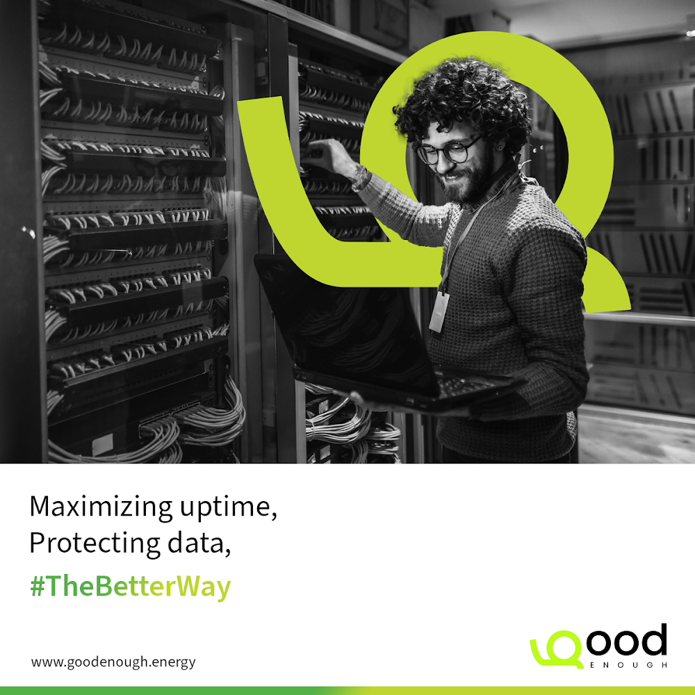 GoodEnough Energy awareness creative for data centres