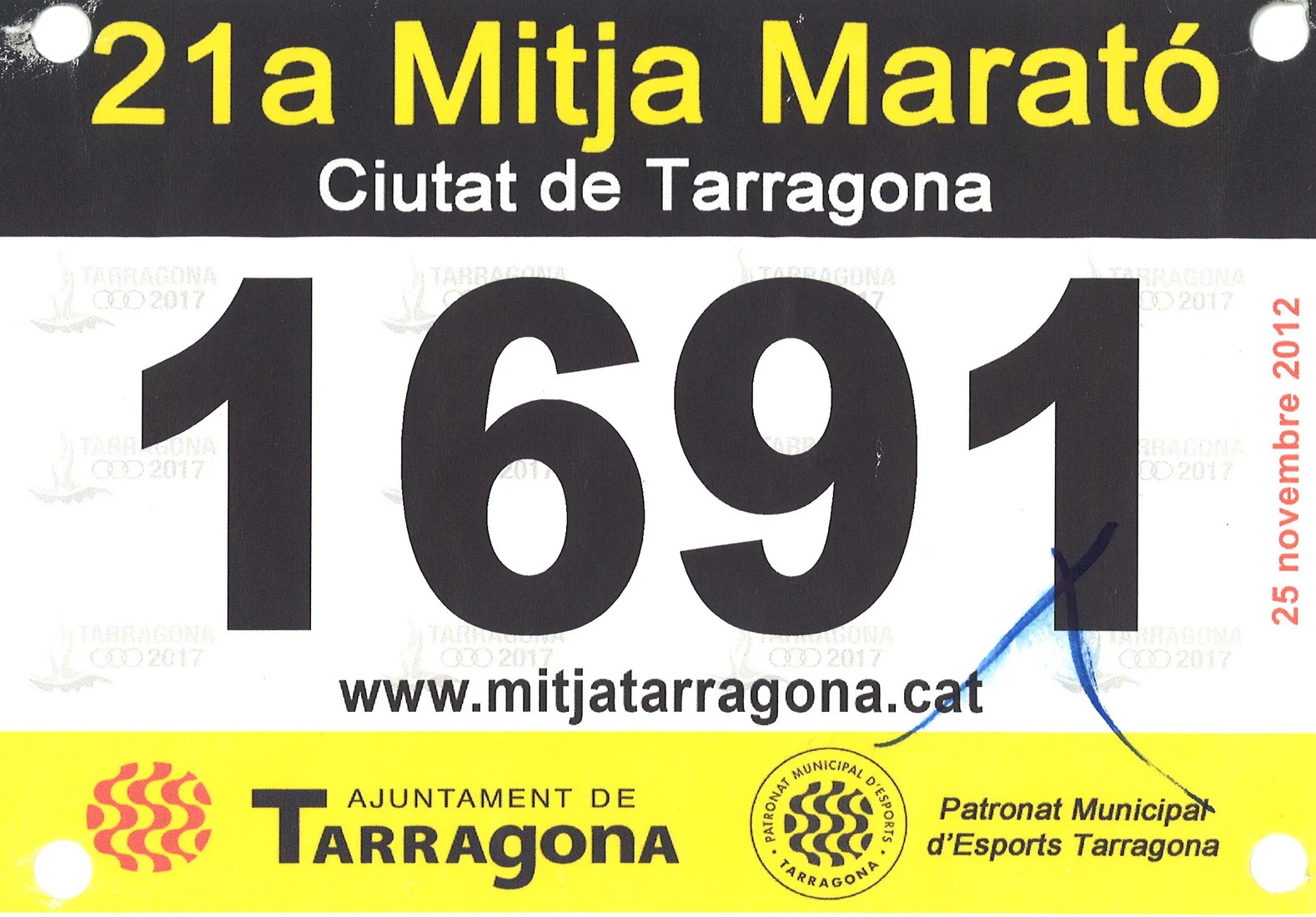 Dorsal de Mitja Tarragona