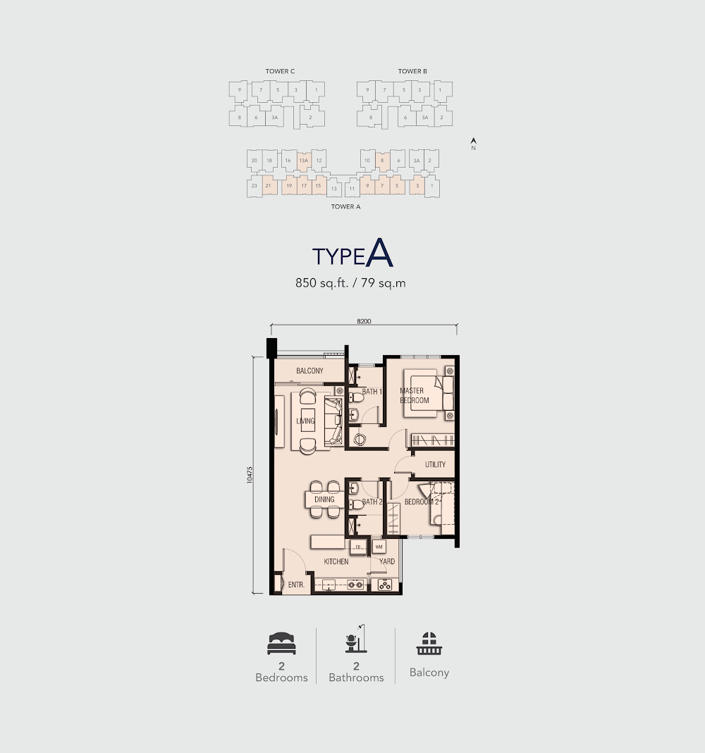 AKASA Cheras South floor plan
