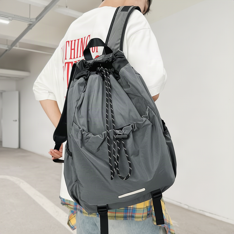 Drawstring backpack, 20–35 L, for 14-inch laptops