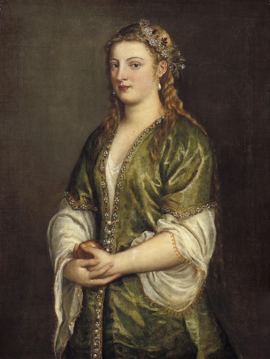 Woman Holding an Apple c 1550