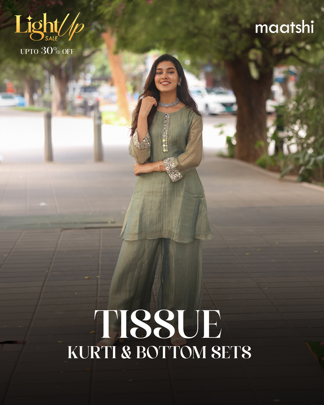 Art Silk Kurtis & Bottoms