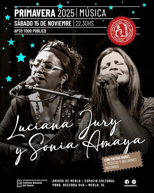 Luciana Jury y Sonia Amaya