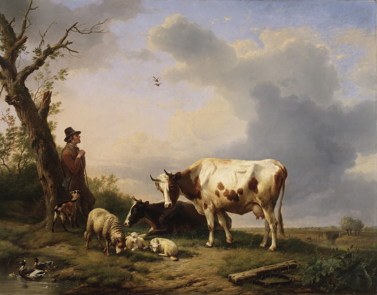 Landscape with animals 1846