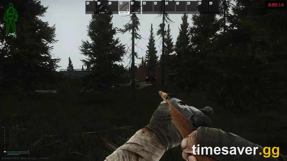 Escape from Tarkov PMC checking the quest board