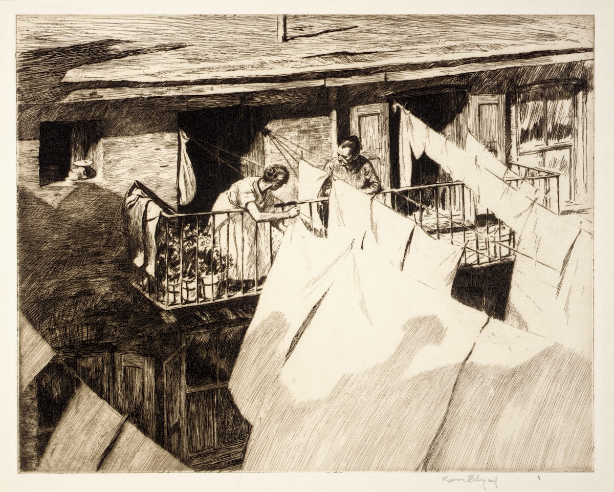 A Bank Street Balcony 1913