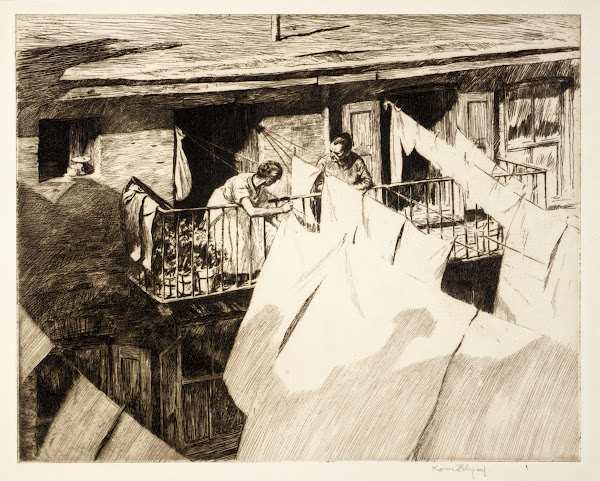 A Bank Street Balcony 1913