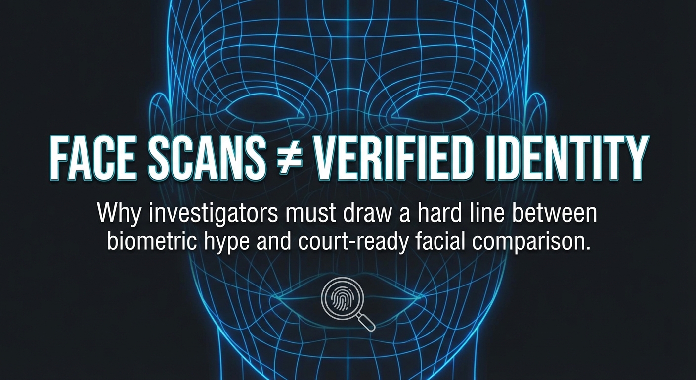 Face Scans ≠ Verified Identity: What Government Biometrics Get Wrong