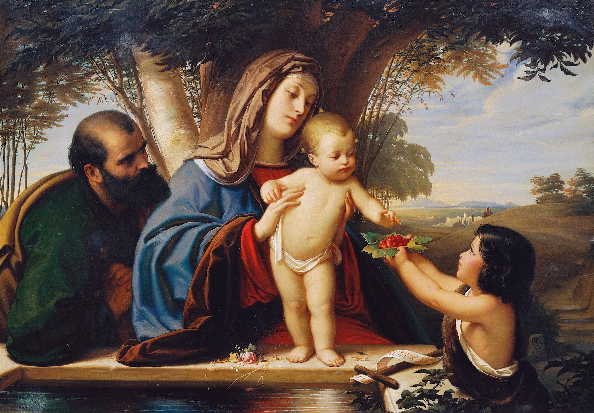 Holy Family with St John 1855