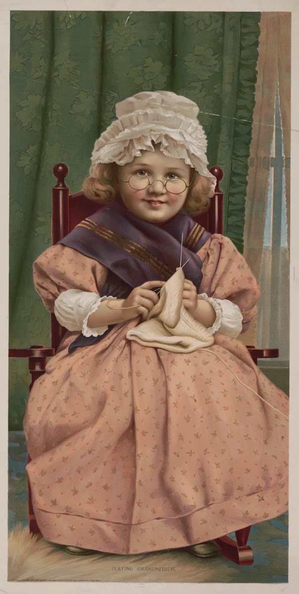 Playing grandmother 1890