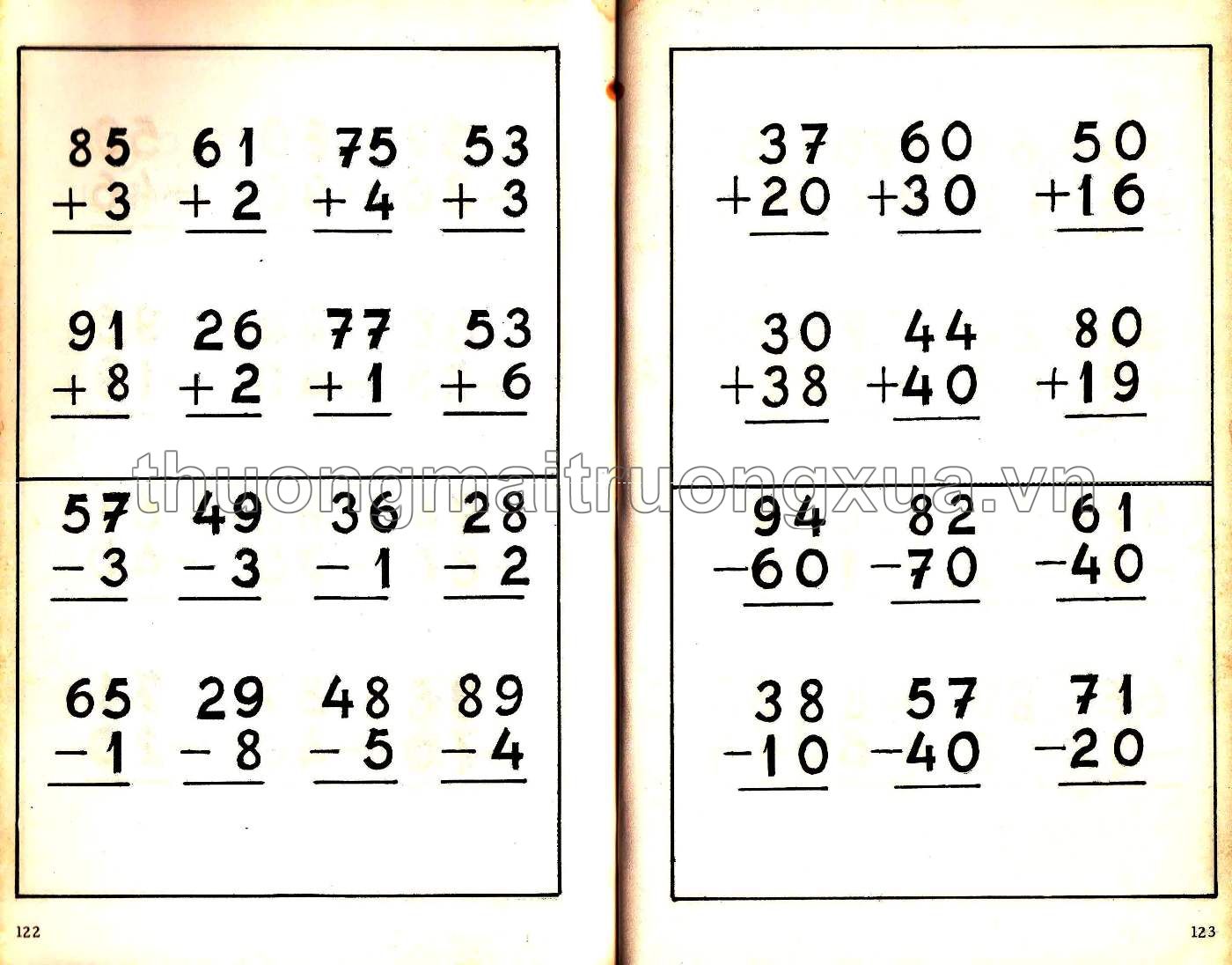 Em học toán vỡ lòng (quyển 2 - 1970) - Trang 62