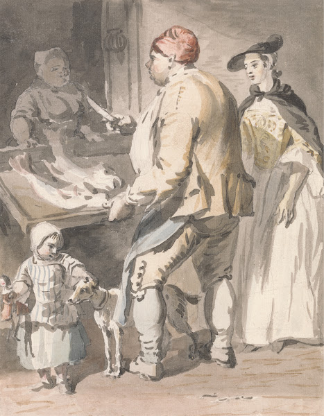 London Cries A Fishmonger ca 1759
