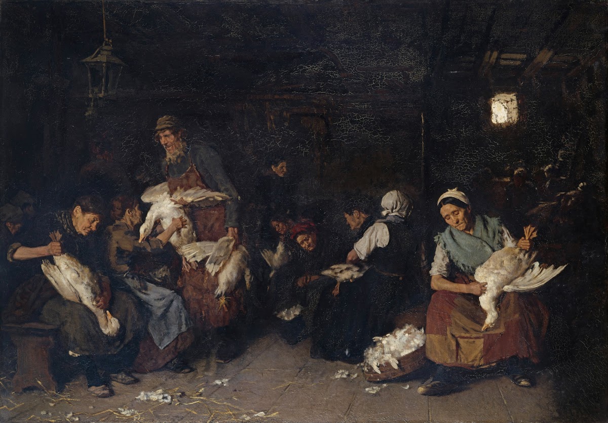 Women Plucking Geese 1871 1872
