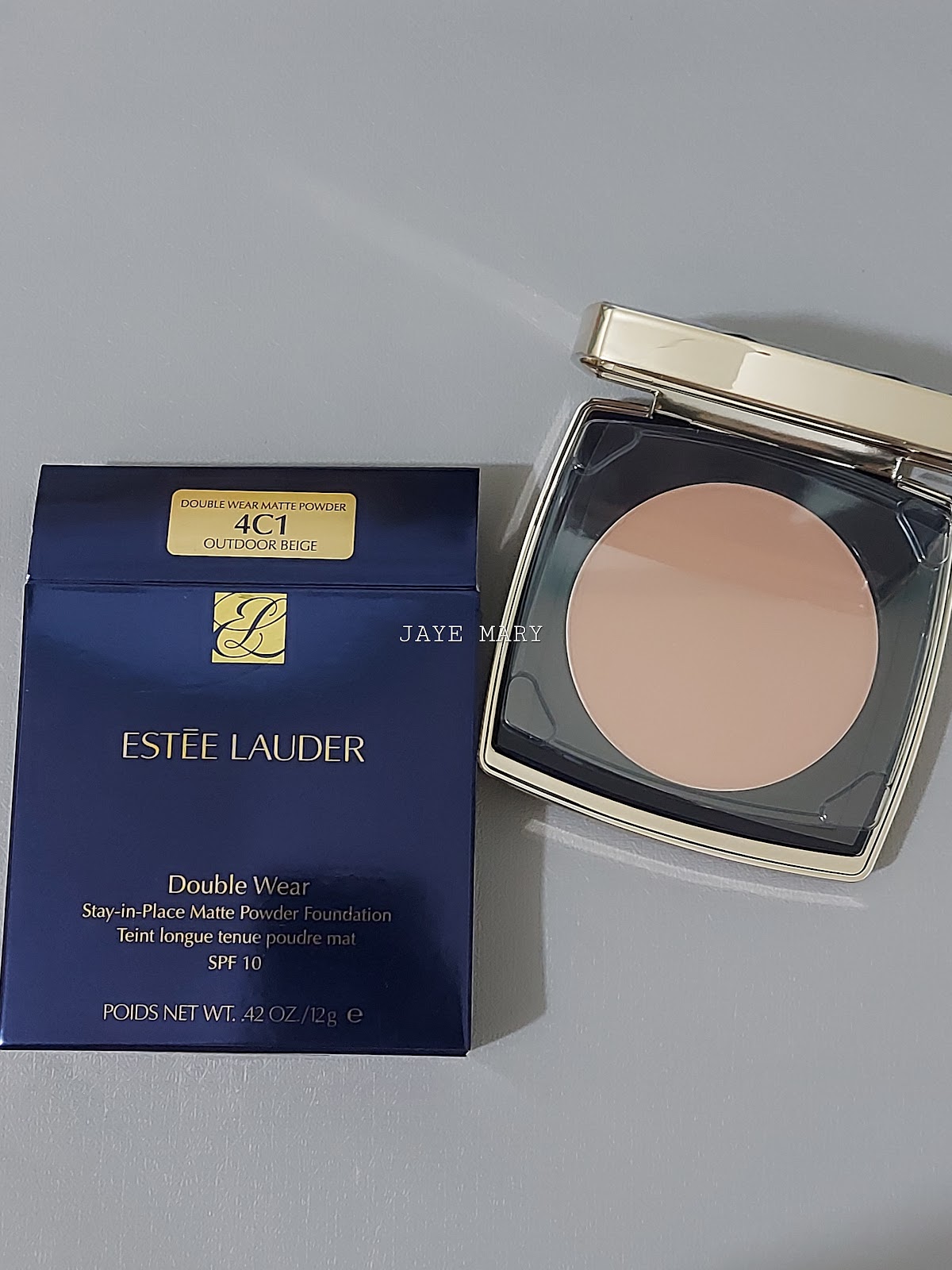 Estee Lauder Double Wear Stay In Place Matte Powder Foundation SPF 10 - 4C1 Outdoor Beige