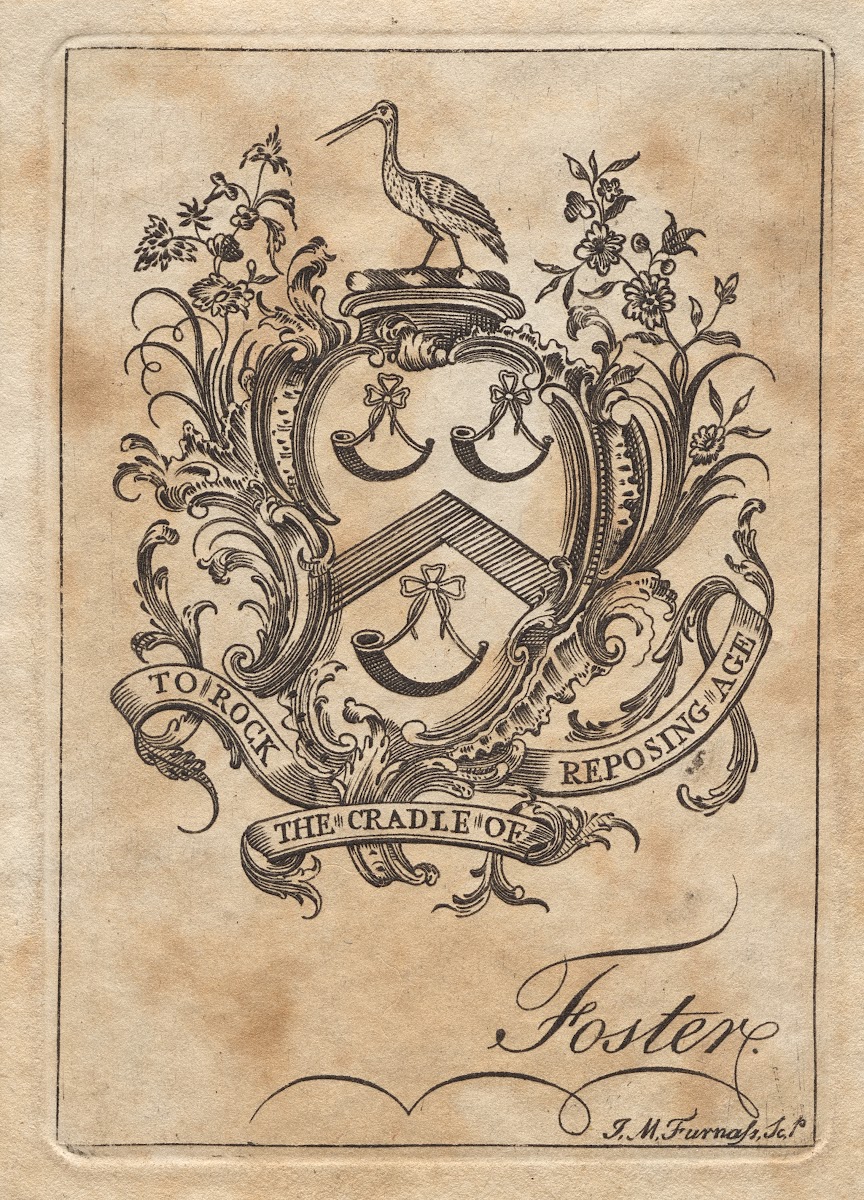 Coat of Arms with Foster inscribed below