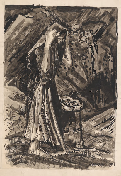 Standing Woman with a Bag of Potatoes 1985