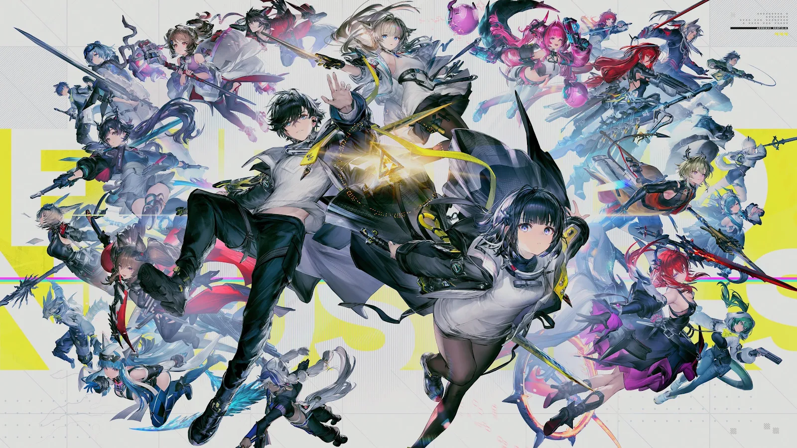 Arknights Endfield Character Ensemble - Anime Digital Art 4K Wallpaper (3840x2160)
