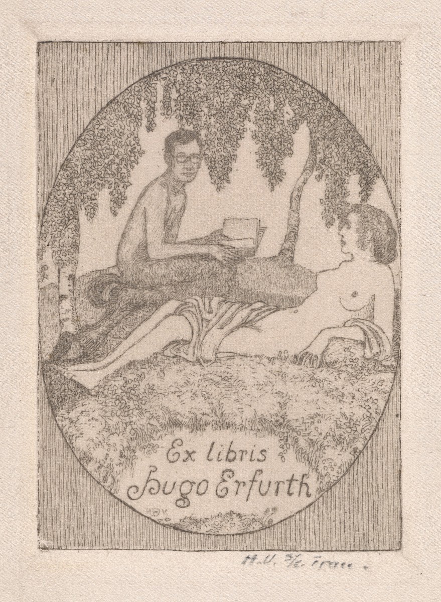 Ex Libris Hugo Erfurth 1911